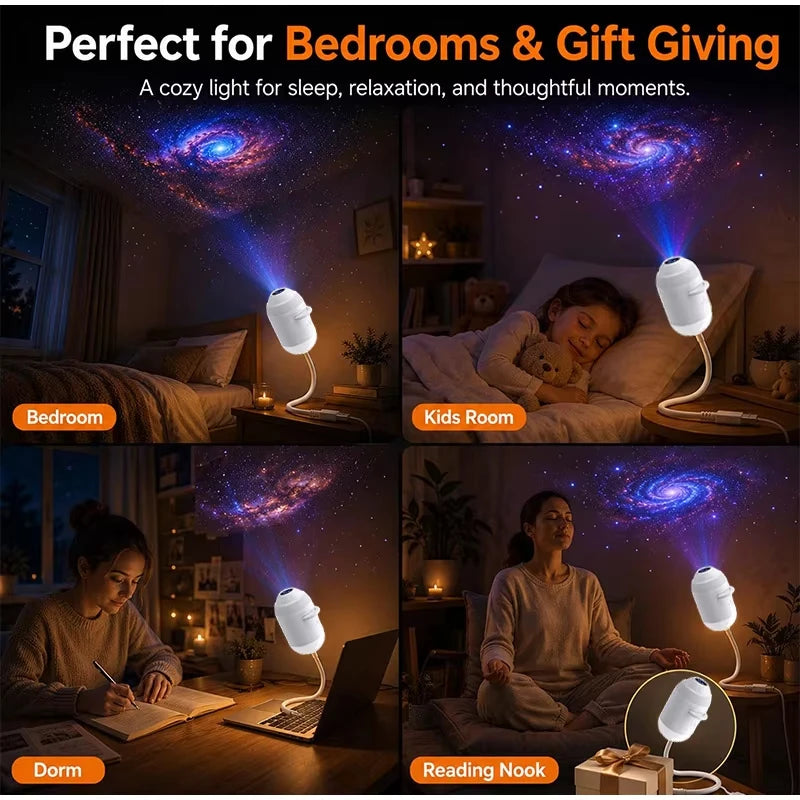 5D Galaxy Projector -24Pcs Film