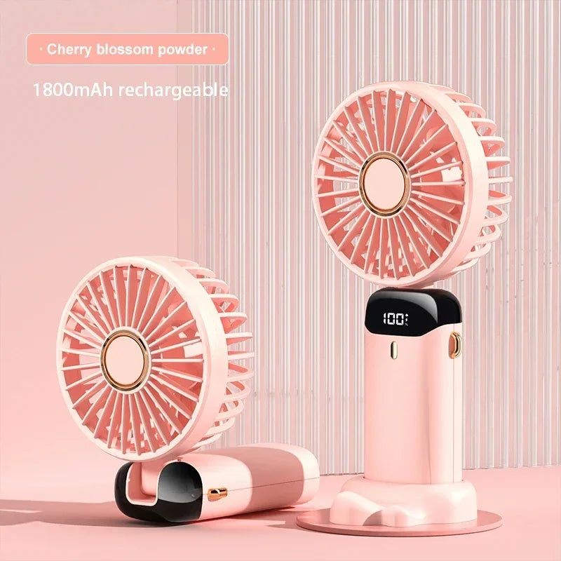 Lunaltra BreezeStand™ Mini Fan with Phone Stand